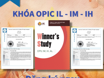 OPIC- LUYỆN THI NÓI TIẾNG HÀN