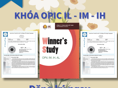 OPIC- LUYỆN THI NÓI TIẾNG HÀN