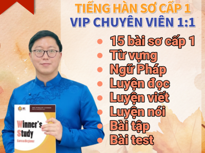 SƠ CẤP 1 WINNER’S STUDY VIP có chuyên viên